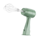 Maxbell Electric Milk Frother Electric Egg Beater Detachable for Home Kitchen Bakery Green