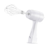 Maxbell Electric Milk Frother Electric Egg Beater Detachable for Home Kitchen Bakery White