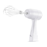 Maxbell Electric Milk Frother Electric Egg Beater Detachable for Home Kitchen Bakery White