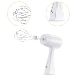 Maxbell Electric Milk Frother Electric Egg Beater Detachable for Home Kitchen Bakery White