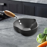 Maxbell Mini Hot Oil Pan Iron Cookware Heating Pot for Restaurant Kitchen Egg Frying