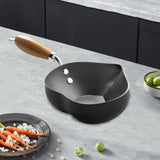 Maxbell Mini Hot Oil Pan Iron Cookware Heating Pot for Restaurant Kitchen Egg Frying