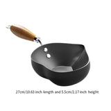 Maxbell Mini Hot Oil Pan Iron Cookware Heating Pot for Restaurant Kitchen Egg Frying