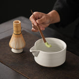 Maxbell Ceramic Matcha Tea Bowl Traditional Porcelain Tea Bowl for Tea Lovers Family