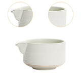 Maxbell Ceramic Matcha Tea Bowl Traditional Porcelain Tea Bowl for Tea Lovers Family