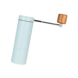 Maxbell Manual Coffee Grinder CNC Stainless Steel Burr Hand Mill for Espresso Office Blue