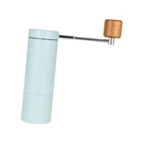 Maxbell Manual Coffee Grinder CNC Stainless Steel Burr Hand Mill for Espresso Office Blue