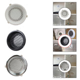 Maxbell Vent Duct Cover Lightweight Multipurpose Aluminum Alloy Return Leach Grille white