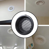 Maxbell Vent Duct Cover Lightweight Multipurpose Aluminum Alloy Return Leach Grille black