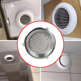 Maxbell Vent Duct Cover Lightweight Multipurpose Aluminum Alloy Return Leach Grille sliver