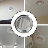 Maxbell Vent Duct Cover Lightweight Multipurpose Aluminum Alloy Return Leach Grille sliver