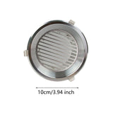 Maxbell Vent Duct Cover Lightweight Multipurpose Aluminum Alloy Return Leach Grille sliver