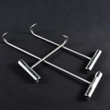 Maxbell Manhole Hook Tool with T Shape Handle Rolling Lifting Butcher Pull Hook S