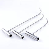 Maxbell Manhole Hook Tool with T Shape Handle Rolling Lifting Butcher Pull Hook S