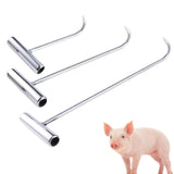 Maxbell Manhole Hook Tool with T Shape Handle Rolling Lifting Butcher Pull Hook S