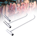 Maxbell Manhole Hook Tool with T Shape Handle Rolling Lifting Butcher Pull Hook S
