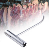 Maxbell Manhole Hook Tool with T Shape Handle Rolling Lifting Butcher Pull Hook S