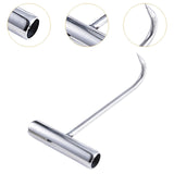 Maxbell Manhole Hook Tool with T Shape Handle Rolling Lifting Butcher Pull Hook S