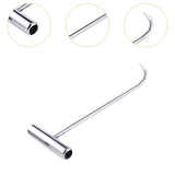 Maxbell Manhole Hook Tool with T Shape Handle Rolling Lifting Butcher Pull Hook M