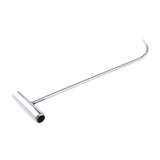Maxbell Manhole Hook Tool with T Shape Handle Rolling Lifting Butcher Pull Hook L