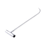 Maxbell Manhole Hook Tool with T Shape Handle Rolling Lifting Butcher Pull Hook L