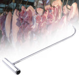 Maxbell Manhole Hook Tool with T Shape Handle Rolling Lifting Butcher Pull Hook L
