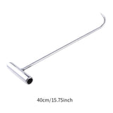 Maxbell Manhole Hook Tool with T Shape Handle Rolling Lifting Butcher Pull Hook L