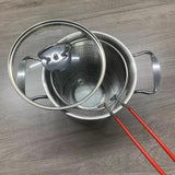 Maxbell Deep Fryer Easy to Clean Multifunctional Fryer for Picnic Restaurant Kitchen