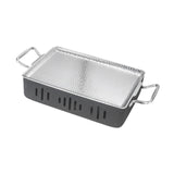 Maxbell Grilled Fish Plate Multifunctional Fish Serving Pan for Sashimi Fruit Steaks