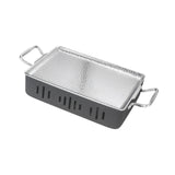 Maxbell Grilled Fish Plate Multifunctional Fish Serving Pan for Sashimi Fruit Steaks