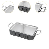 Maxbell Grilled Fish Plate Multifunctional Fish Serving Pan for Sashimi Fruit Steaks