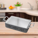 Maxbell Grilled Fish Plate Multifunctional Fish Serving Pan for Sashimi Fruit Steaks