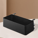 Maxbell Desktop Side Storage Box Practical for Housewarming Gift Bedroom Living Room black