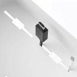 Maxbell Desktop Side Storage Box Practical for Housewarming Gift Bedroom Living Room white