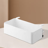 Maxbell Desktop Side Storage Box Practical for Housewarming Gift Bedroom Living Room white