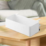 Maxbell Desktop Side Storage Box Practical for Housewarming Gift Bedroom Living Room white