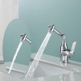 Maxbell Bathroom Faucet Universal Splashproof Sink Faucet for Hotel Household Office Two water outlets