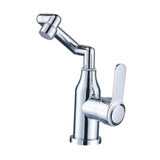 Maxbell Bathroom Faucet Universal Splashproof Sink Faucet for Hotel Household Office Two water outlets