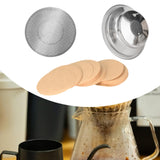 Maxbell Coffee Pod Filter Basket Kitchen Accessories Home 54 mm Coffee Filter Basket Set A
