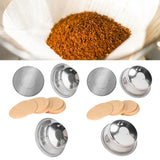Maxbell Coffee Pod Filter Basket Kitchen Accessories Home 54 mm Coffee Filter Basket Set A