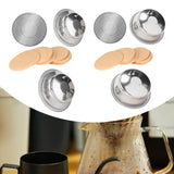 Maxbell Coffee Pod Filter Basket Kitchen Accessories Home 54 mm Coffee Filter Basket Set A
