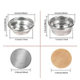 Maxbell Coffee Pod Filter Basket Kitchen Accessories Home 54 mm Coffee Filter Basket Set A