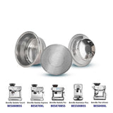 Maxbell Coffee Pod Filter Basket Kitchen Accessories Home 54 mm Coffee Filter Basket Set A