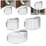 Maxbell Gutter Filter Strainer Drain Pipe Fitting Floor Drain Cover for Debris Sewer S