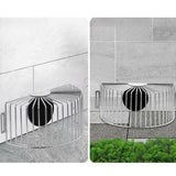 Maxbell Gutter Filter Strainer Drain Pipe Fitting Floor Drain Cover for Debris Sewer L