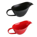 Maxbell Gravy Boat Elegant Photo Props Sauce Boat Container for Beefsteak BBQ Picnic black
