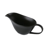 Maxbell Gravy Boat Elegant Photo Props Sauce Boat Container for Beefsteak BBQ Picnic black