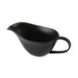 Maxbell Gravy Boat Elegant Photo Props Sauce Boat Container for Beefsteak BBQ Picnic black