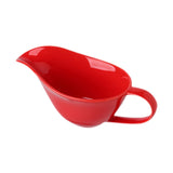 Maxbell Gravy Boat Elegant Photo Props Sauce Boat Container for Beefsteak BBQ Picnic red