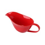 Maxbell Gravy Boat Elegant Photo Props Sauce Boat Container for Beefsteak BBQ Picnic red